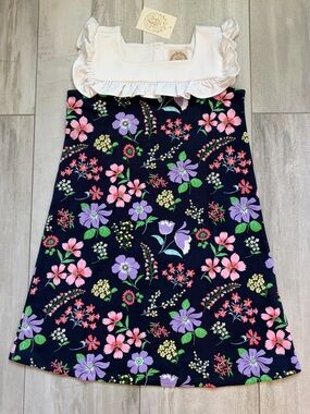 NWT TBBC Colorful Buckhead Blossoms Sleeveless Ruffled Darla Dress girls 12